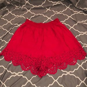 Red American Eagle Shorts NEW!!